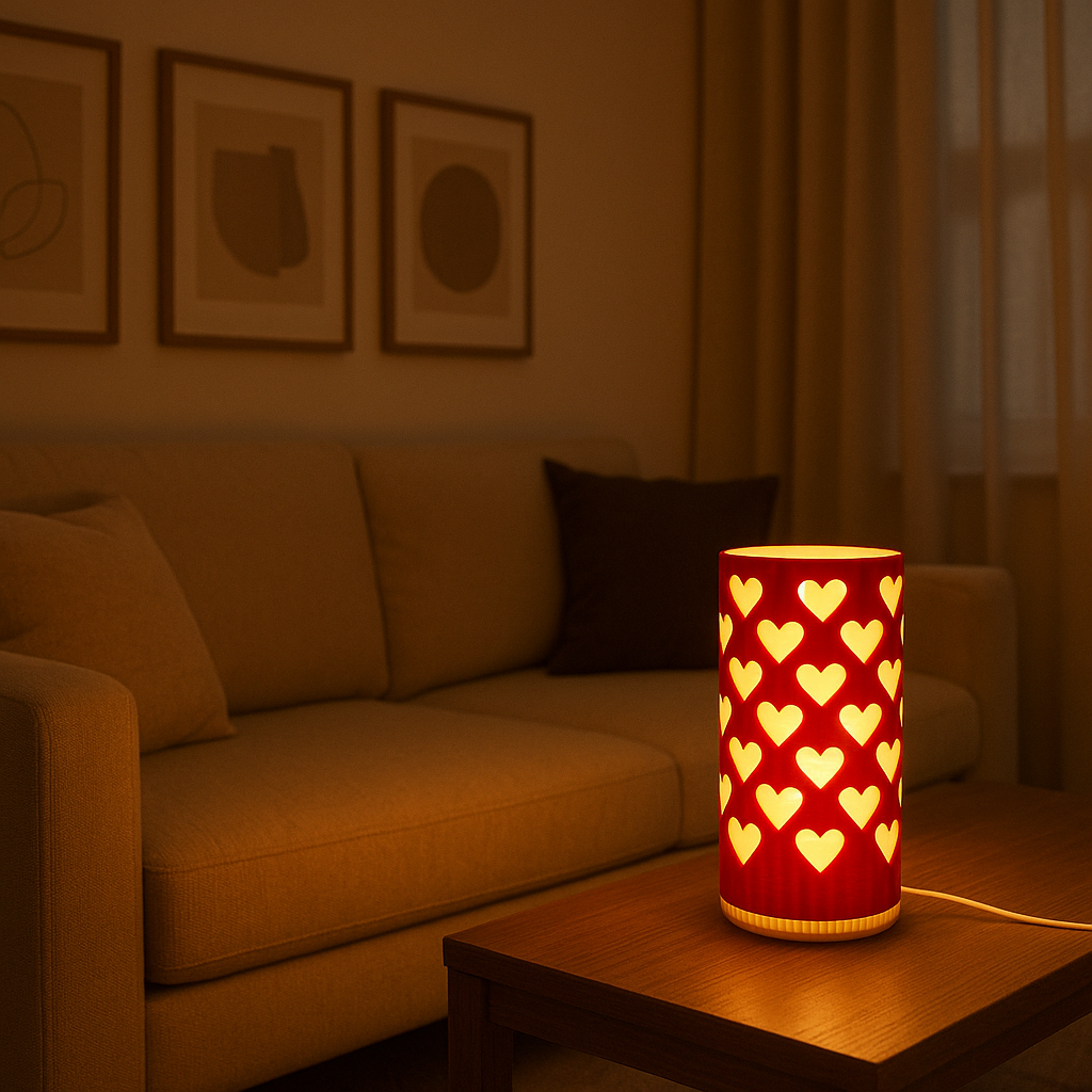 Amora | Heart Design Table Lamp