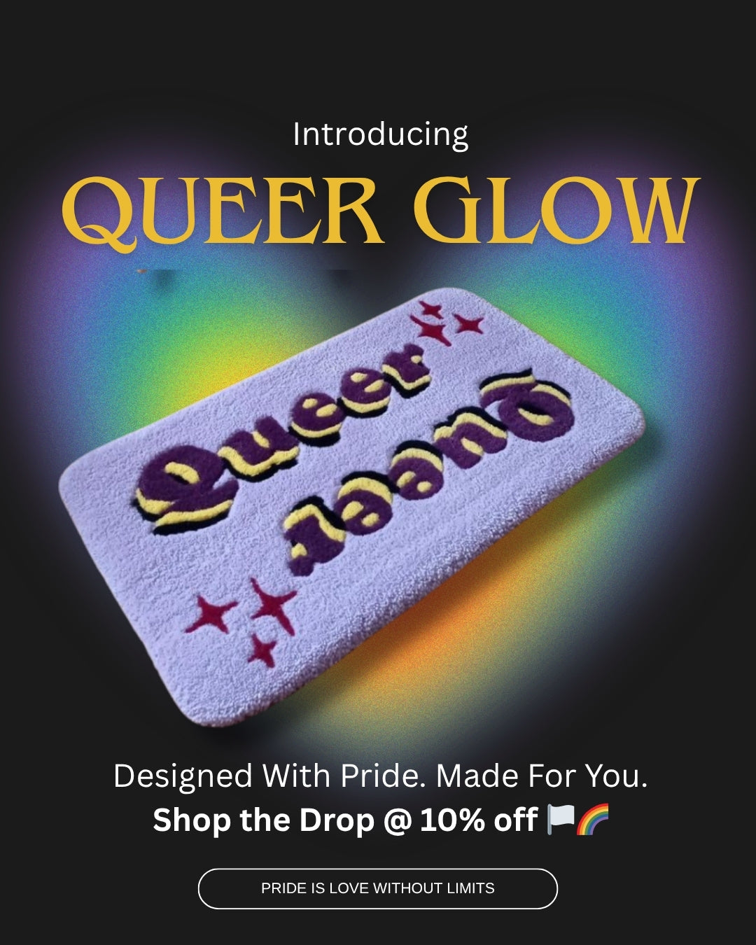 Queer Glow Rug π³οΈβπ