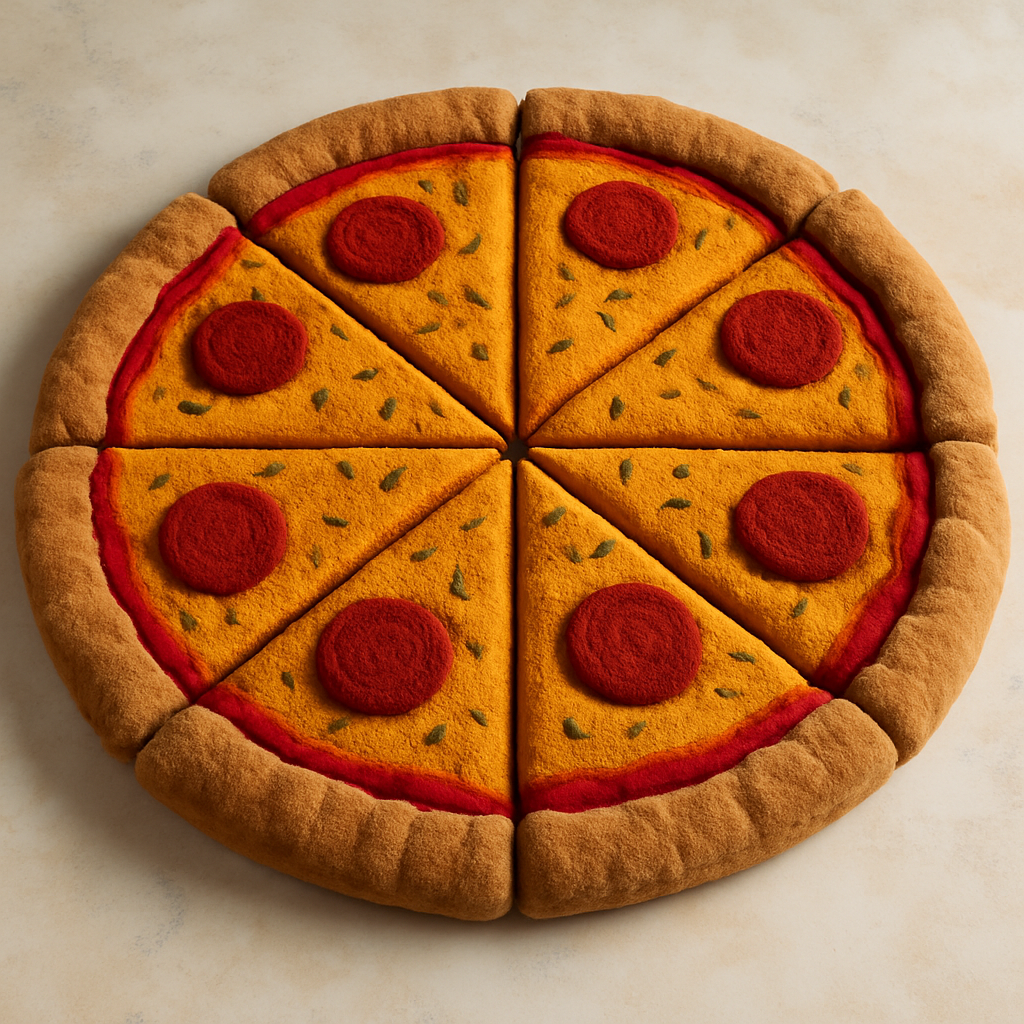 Cousin Crust β Pizza Mug Rug