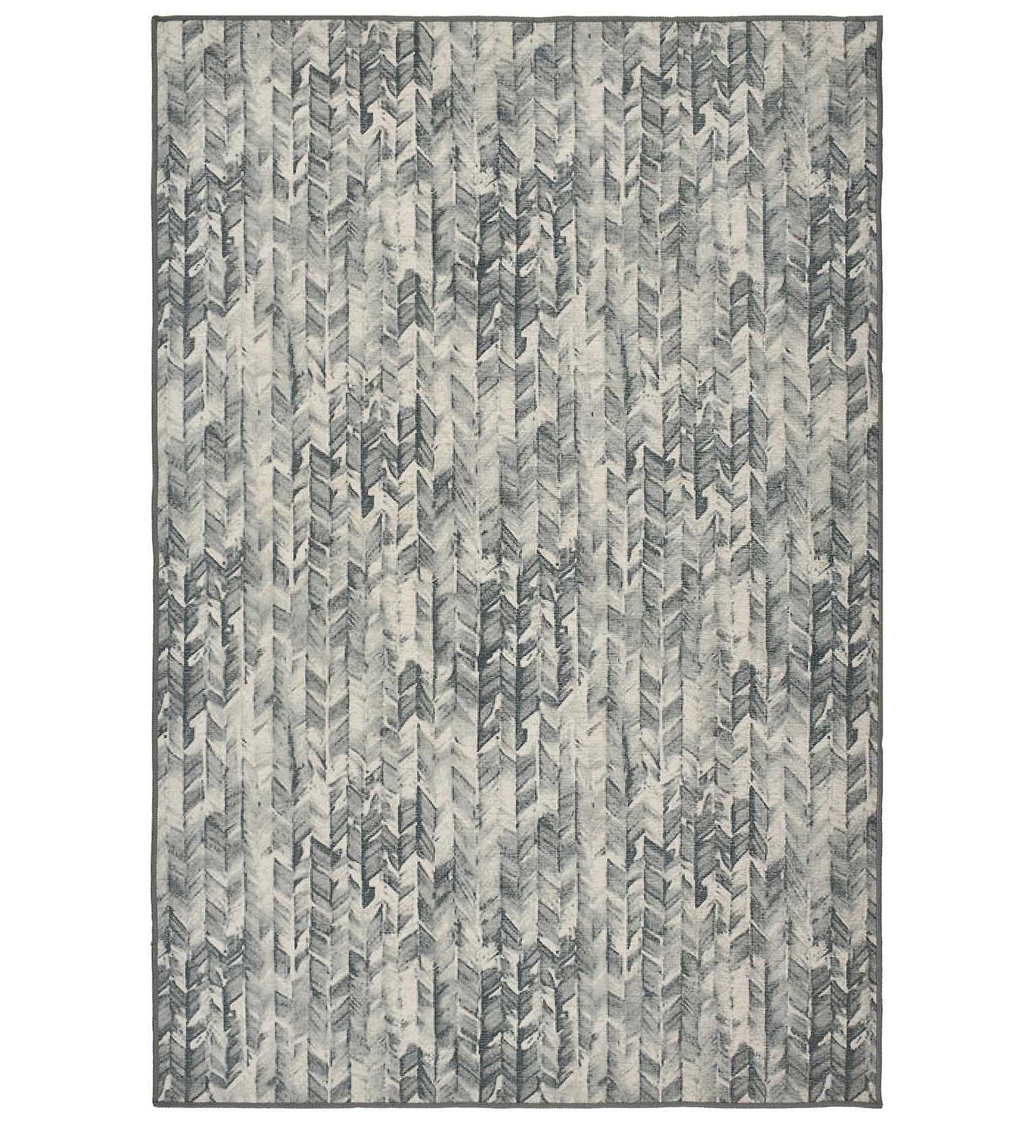 Green Garden Polyester Rug