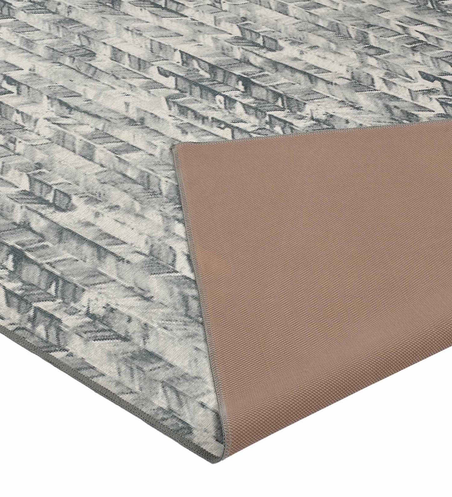 Green Garden Polyester Rug