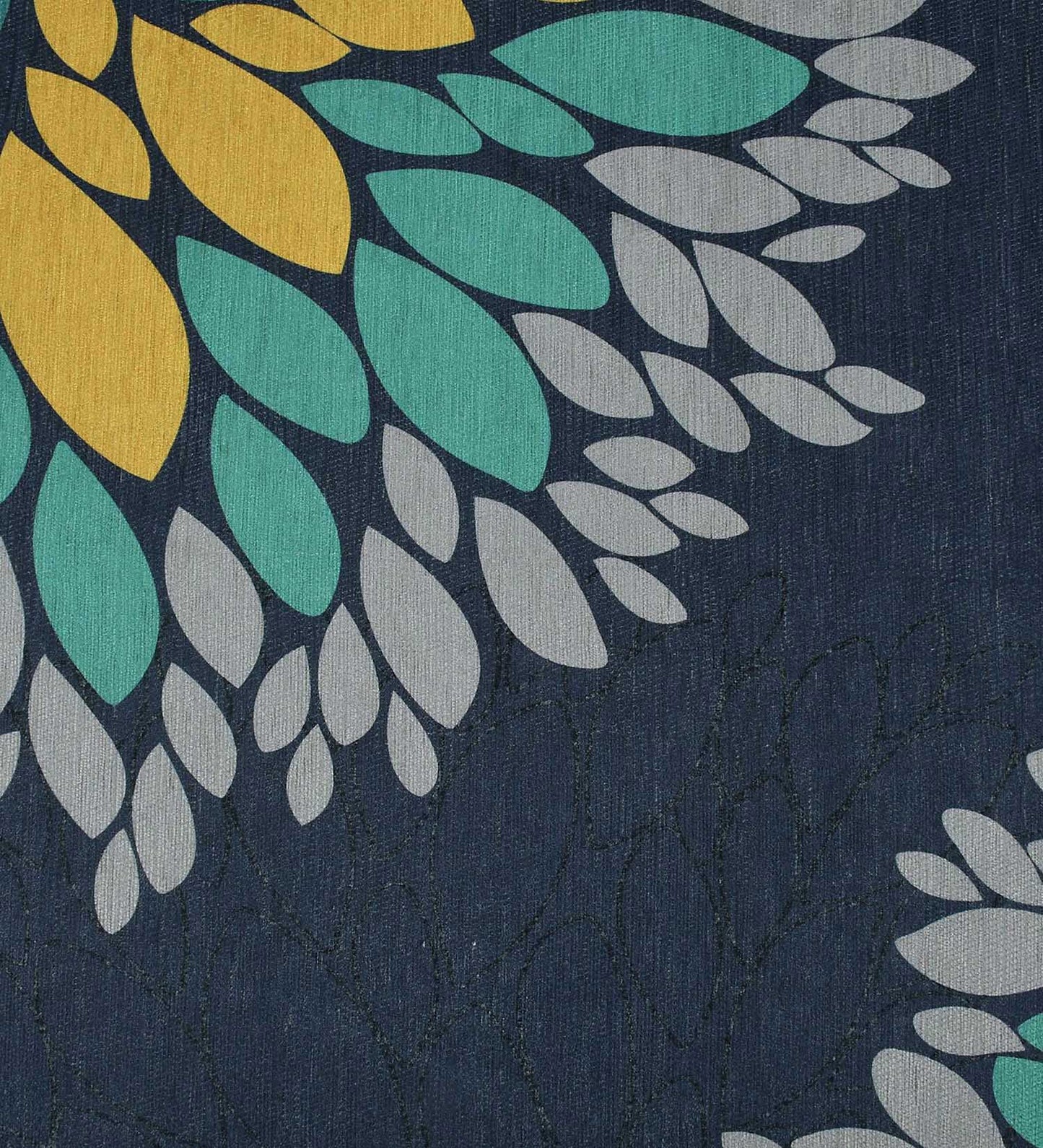 Majestic Floral Polyester Rug