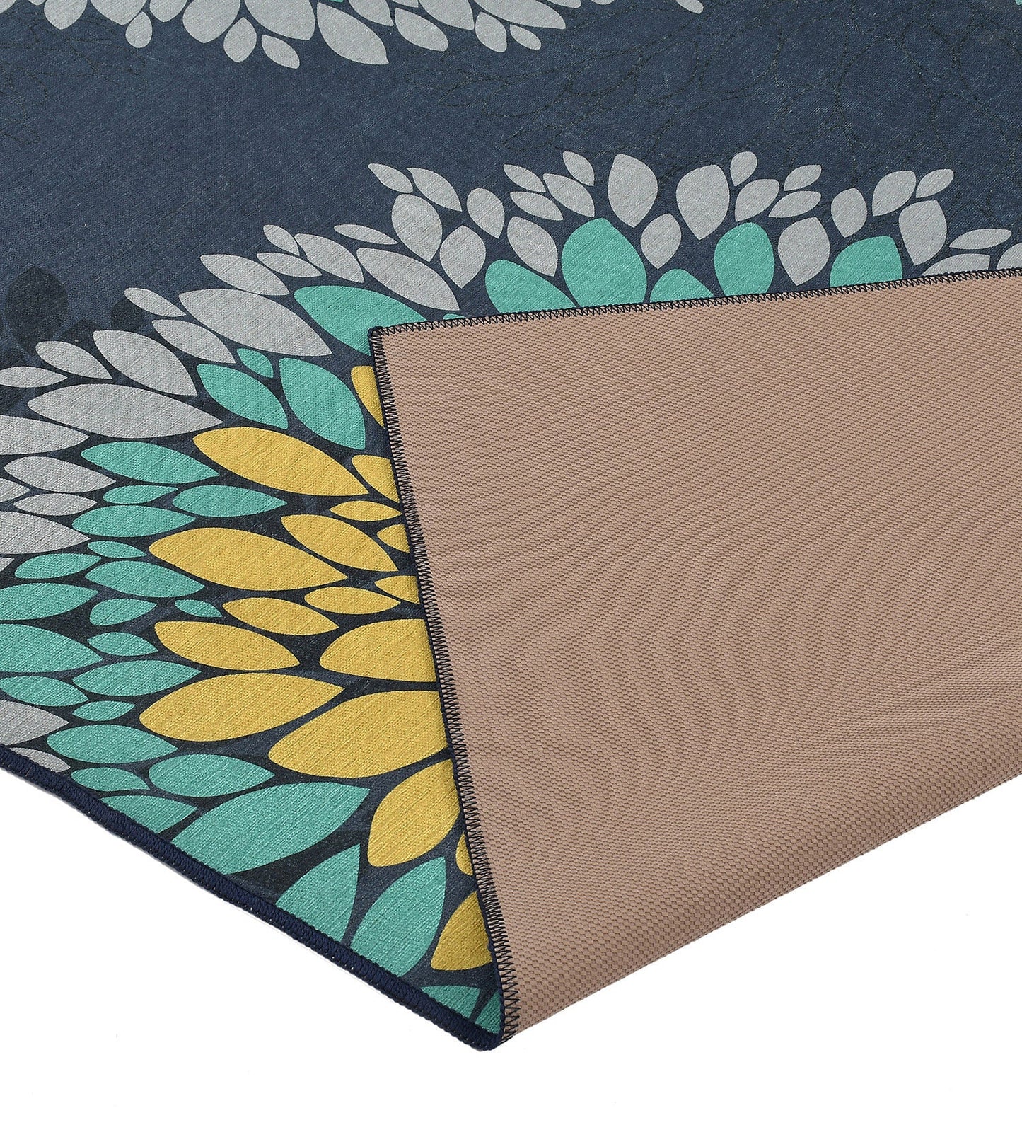 Majestic Floral Polyester Rug