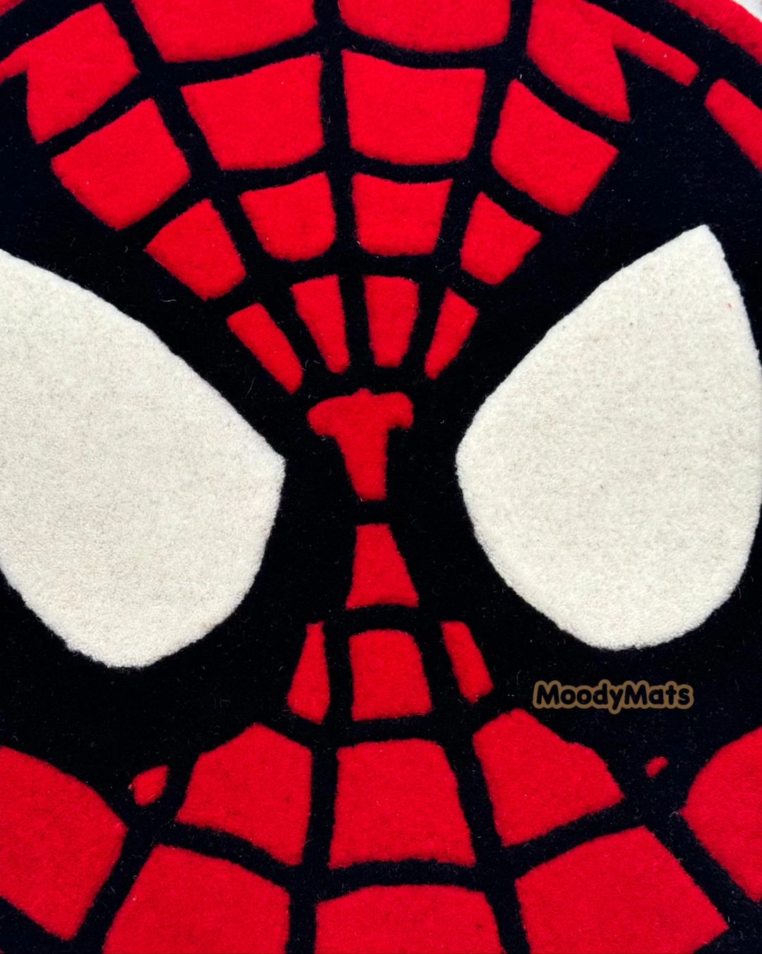 Spider Man Face Custom Rug