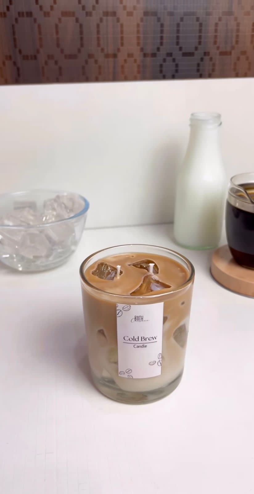 Cold Coffee Brew Scented Candle | Soy Wax