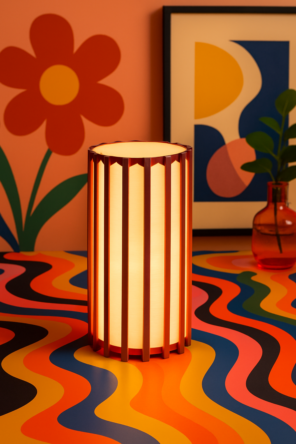 Zenith | Slatted LED Table Lamp