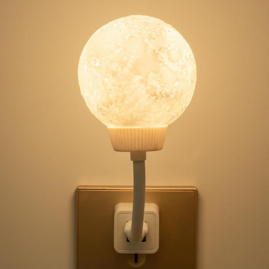 Luna Glow: Plug-In Moon LED Lamp