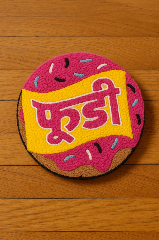 Bhukkad Energy Mug Rug
