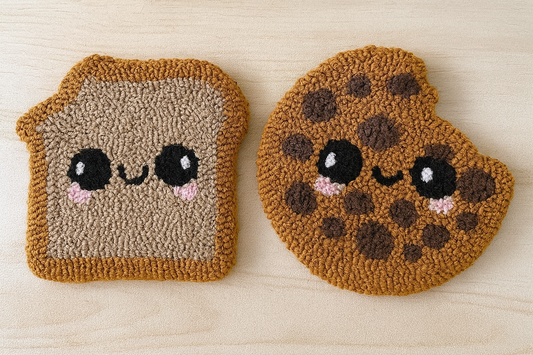Bread & Cookie BFFs Mug Rug