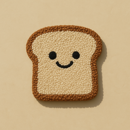 Crumb Mood - Smiley Toast Mug Rug