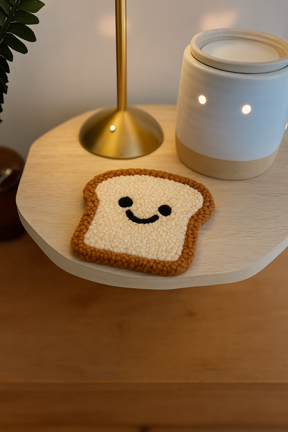 Crumb Mood - Smiley Toast Mug Rug