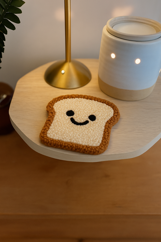 Crumb Mood - Smiley Toast Mug Rug