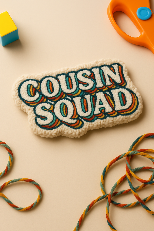 Cousin Squad Mug Rug