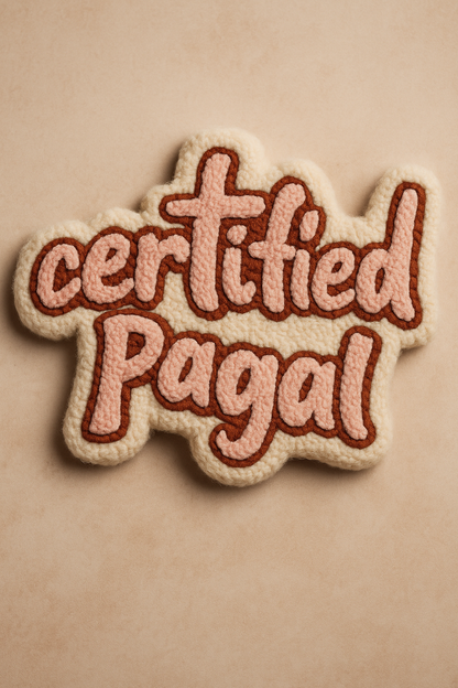 Certified Pagal Mug Rug
