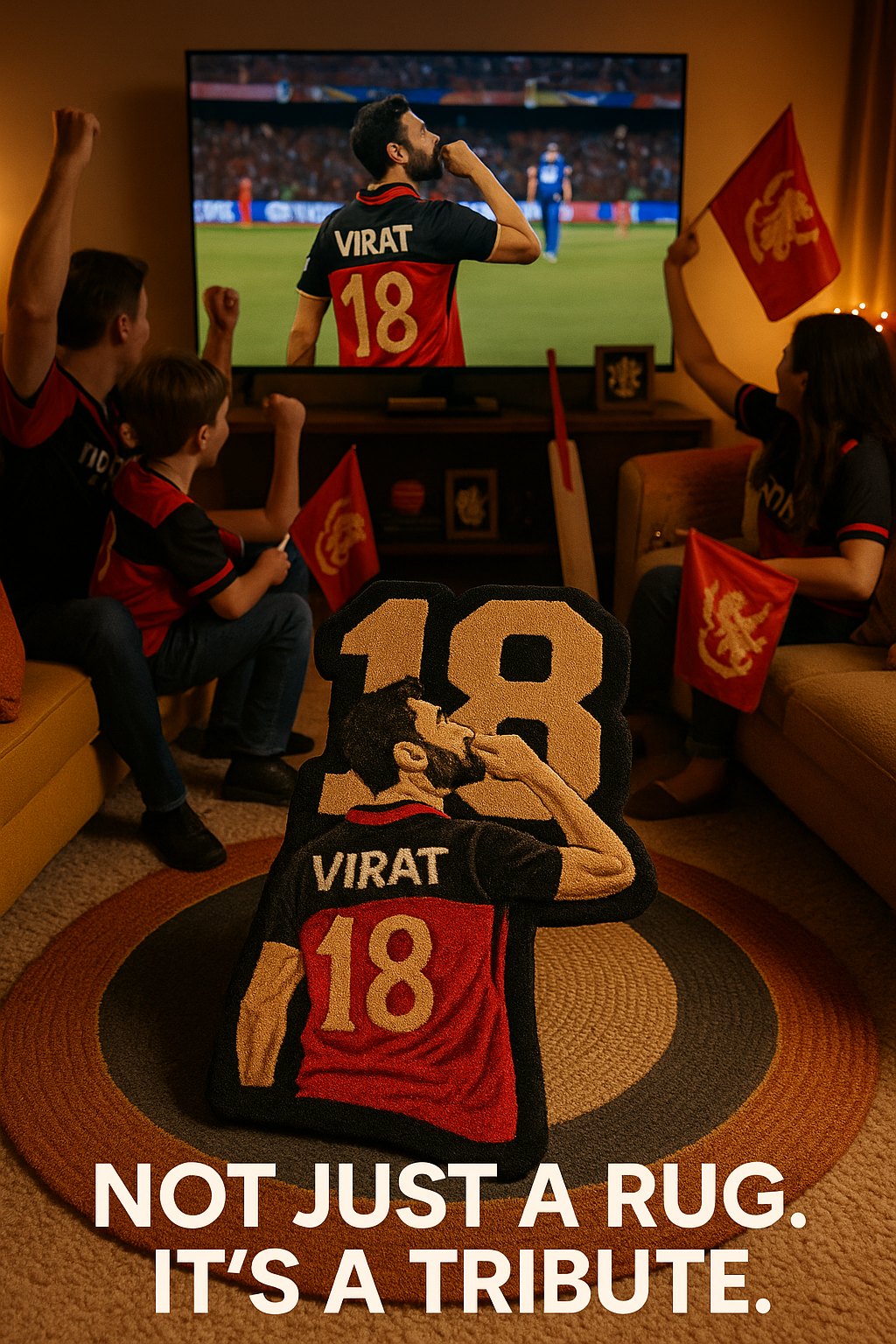 Virat 18 Rug | RCB jersey