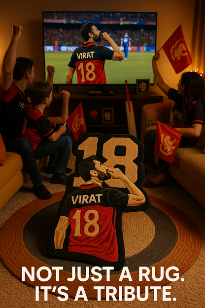 Virat 18 Rug | RCB jersey