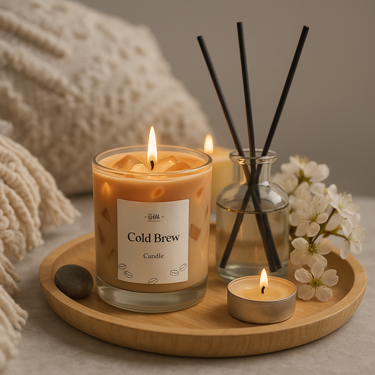 Cold Coffee Brew Scented Candle | Soy Wax