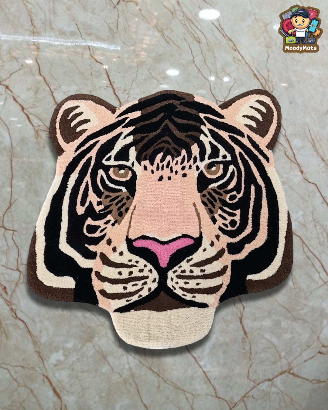 The Tiger Face Custom Rug