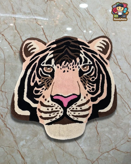 The Tiger Face Custom Rug