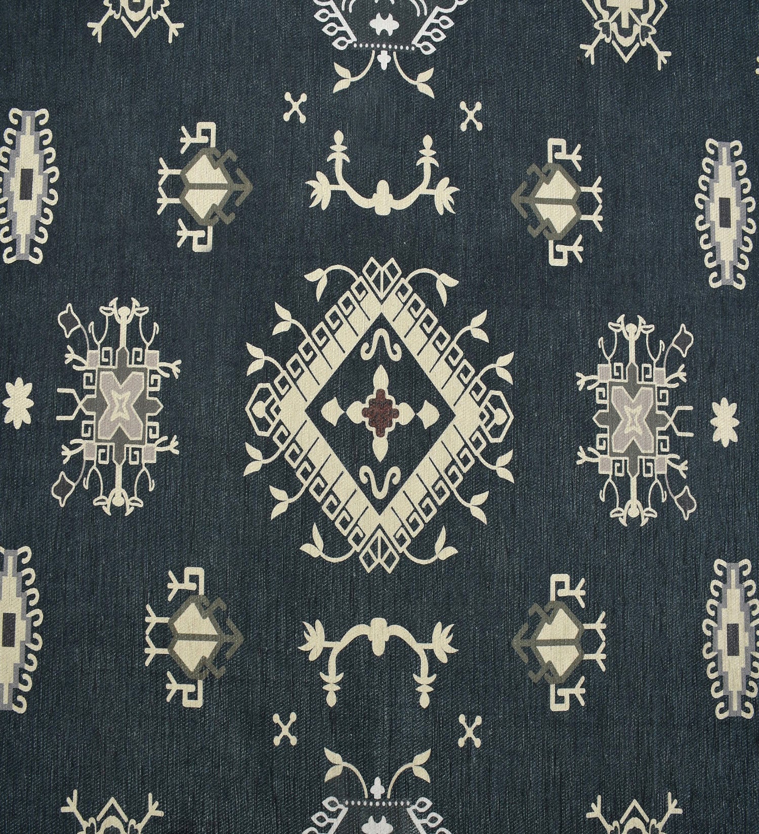 Dark Green Polyester Rug
