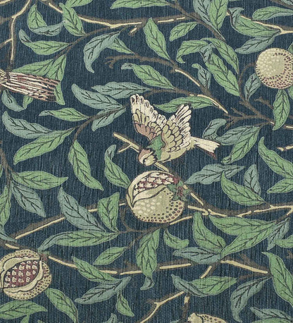 Green Bloom And Birds Polyester Rug