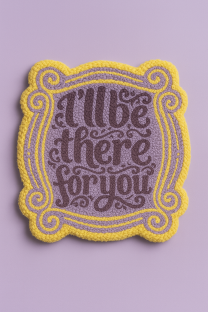 I’ll Be There For You Mug Rug