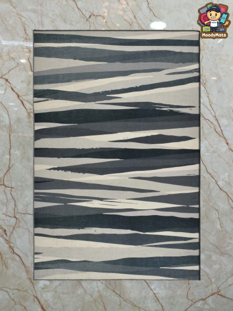Story Seas Green Polyester Rug