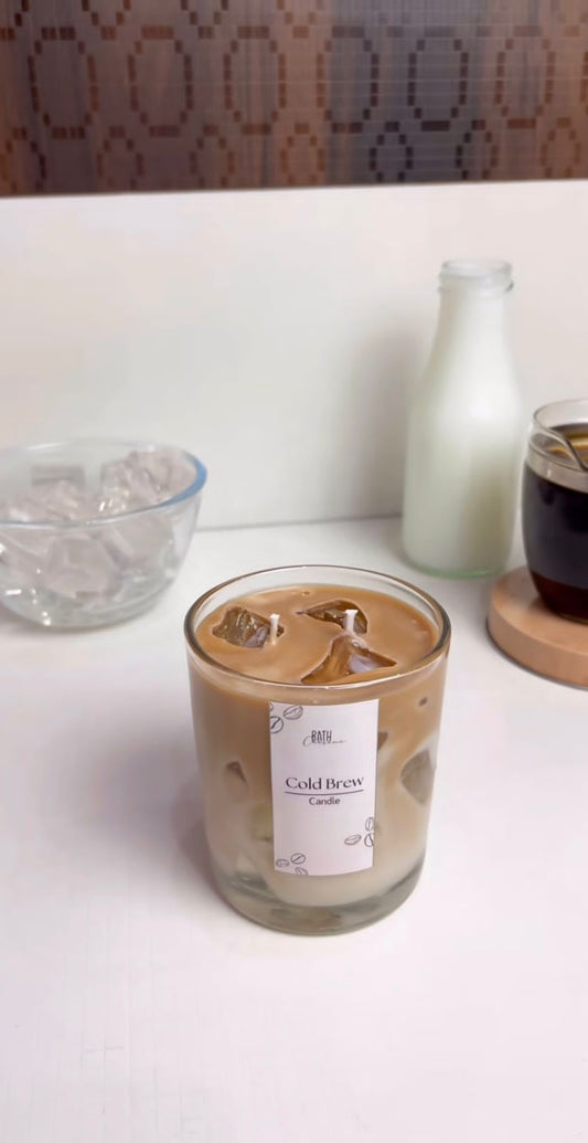 Cold Coffee Brew Scented Candle | Soy Wax