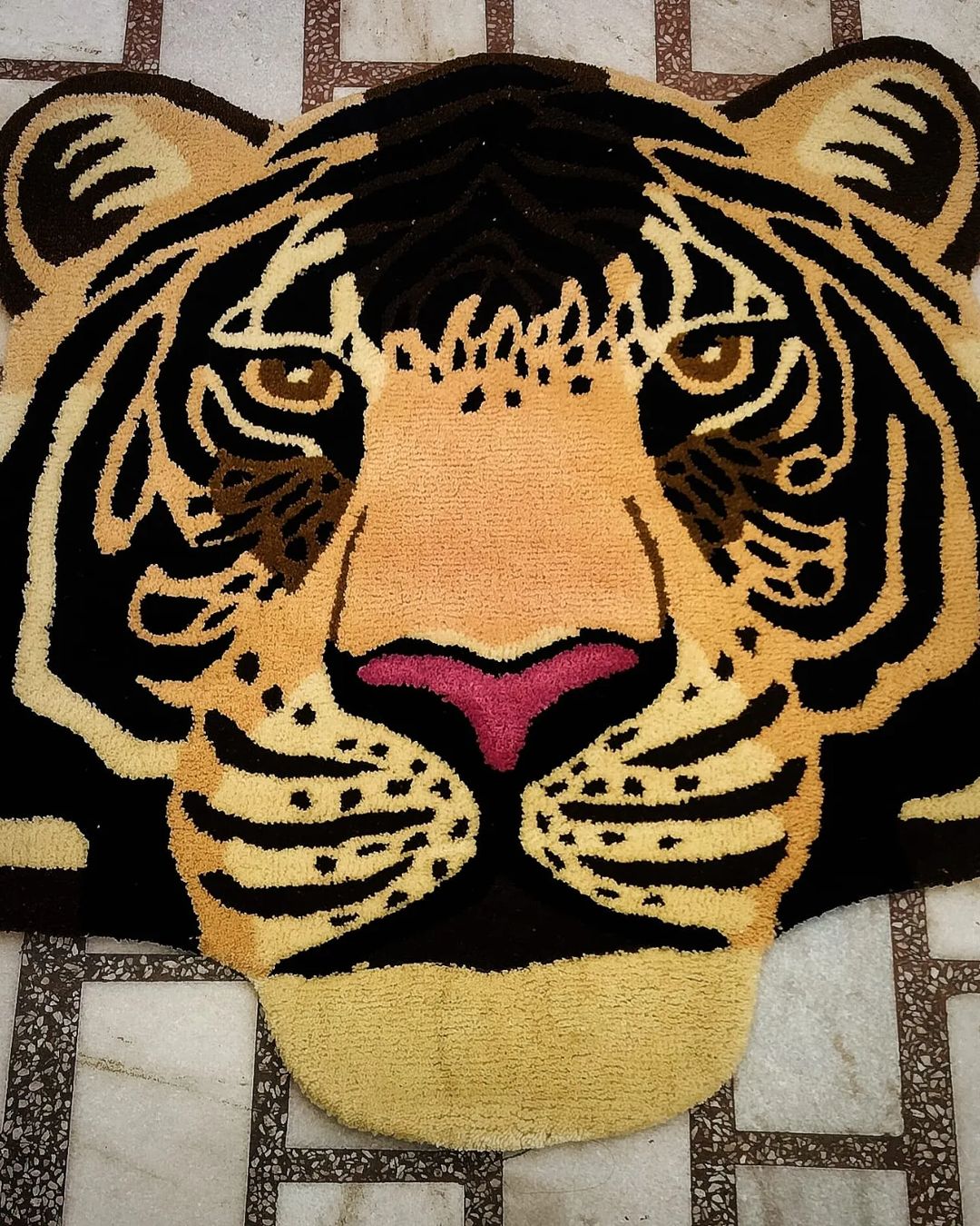 The Tiger Face Custom Rug