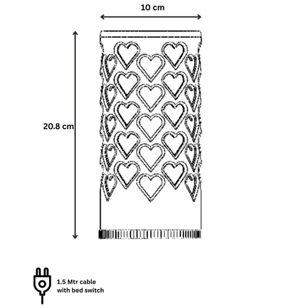 Amora | Heart Design Table Lamp