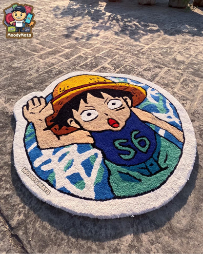 Luffy Pirate Anime Custom Rug