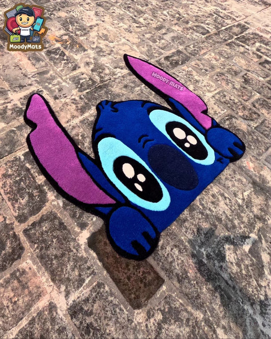 Stitch Cartoon Custom Rug