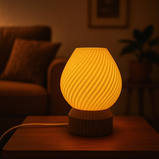 Golden Amber LED Ambient Lamp