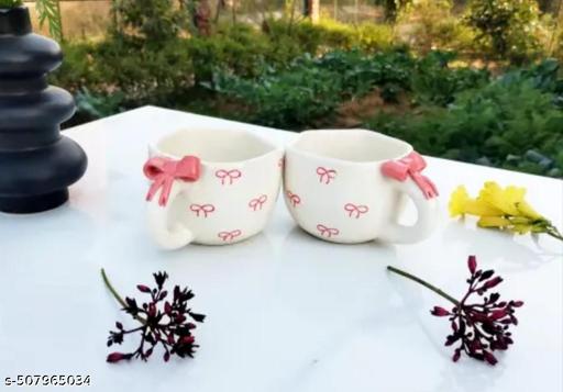 The Indian Home Ceramic Traditional Coffee Bow Printed Mug